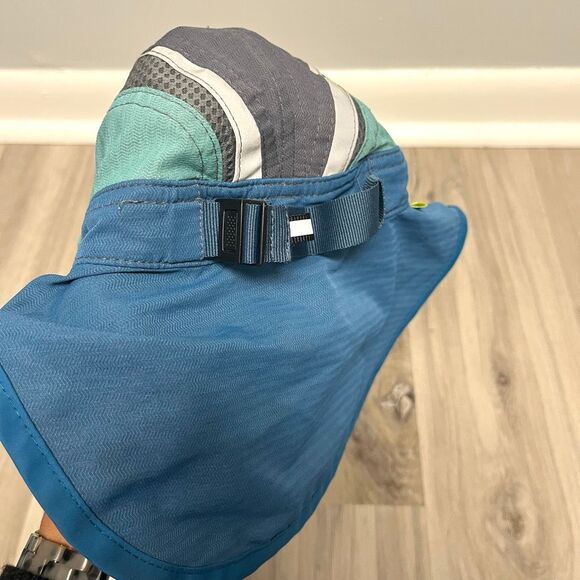 SunDay Afternoons Hat Kids M / 3-6 yrs Ultra Adventure Blue & Gray Nylon Sun - Picture 3 of 7